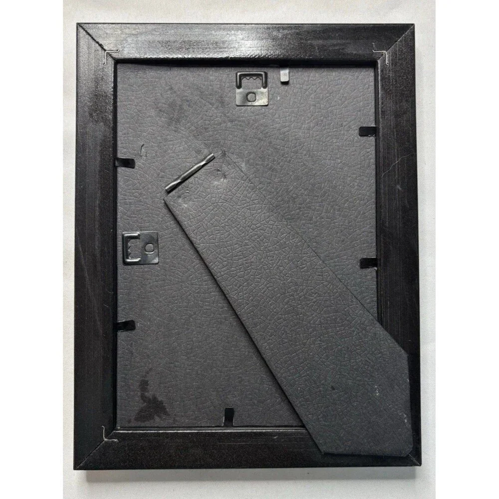 Picture Frame Dark Green Gold And Black Faux Marble Tone 5 X 7 Photo